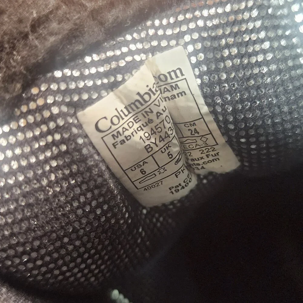 Girls Columbia Snow Boots USA Size 6 - Picture 5 of 5